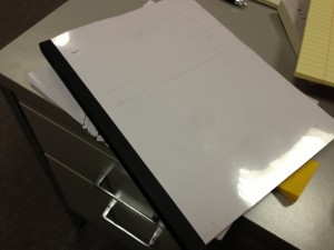 A bound photocopy