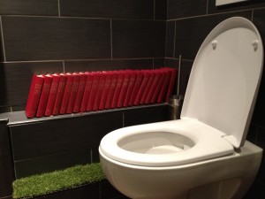The toilet at bistro Strobi
