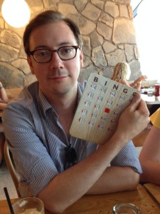 My editor, Jamison Stoltz, doesn't get to yell "bingo!"